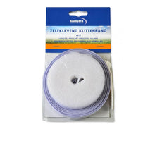 Hamstra klittenband 15mmx400cm wit
