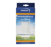 HAMSTRA Horgaas pollenwerend met klittenband wit 130x150 cm